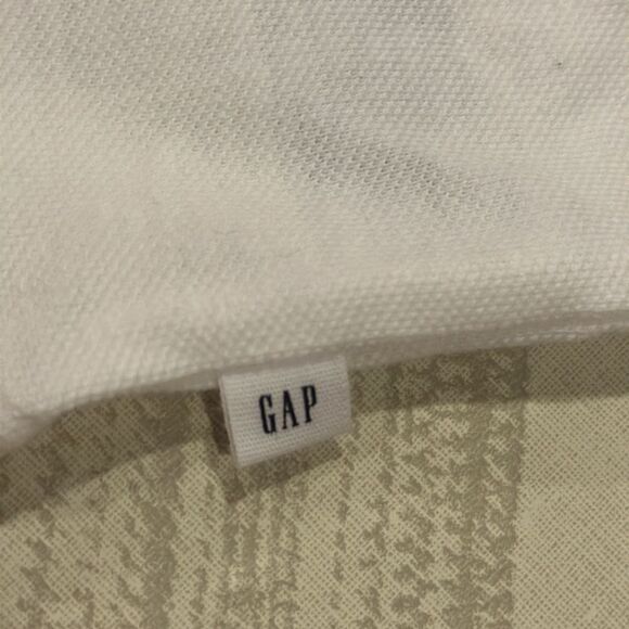 Gap Boys White Short-sleeve Collared Shirt, Size XXL - Picture 6 of 7